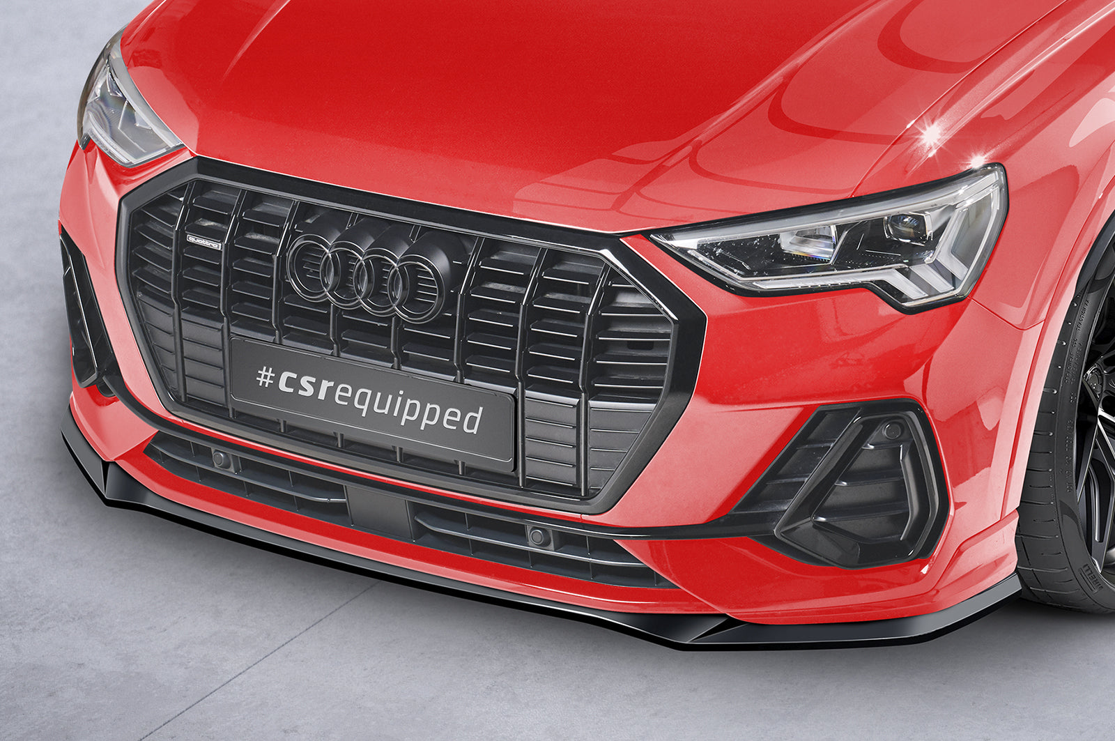 Audi Q3 F3 S-Line Front Splitter CSL665-G