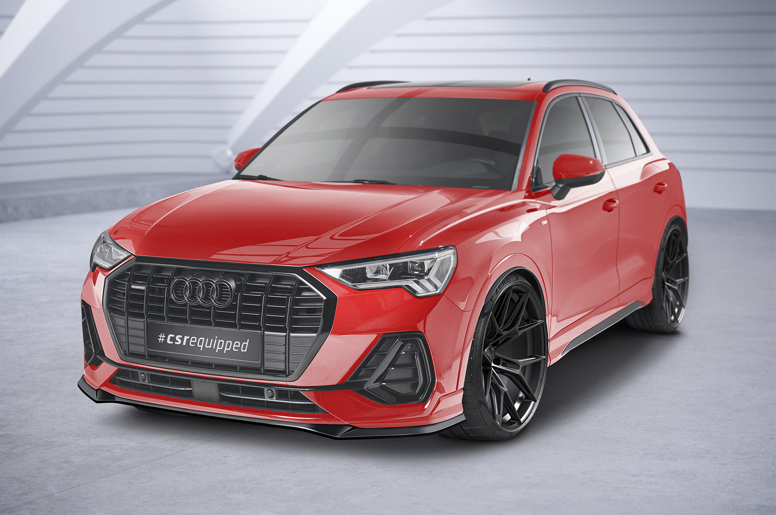Audi Q3 F3 S-Line Front Splitter CSL665-G