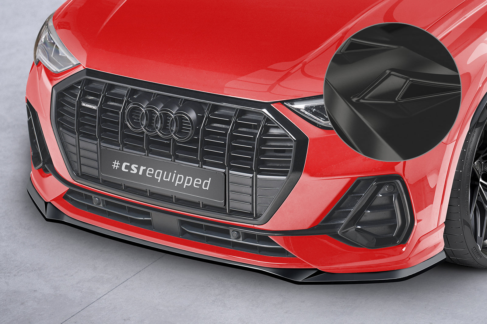 Audi Q3 F3 S-Line Front Splitter CSL665-G