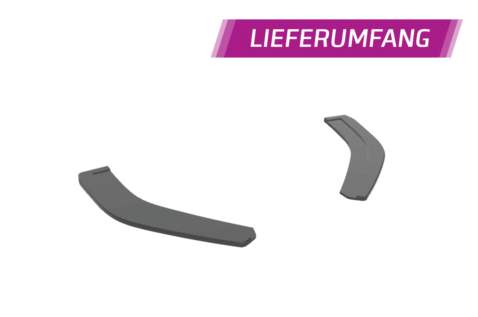 VW Golf 7 R/R-Line Front Splitter CSL680