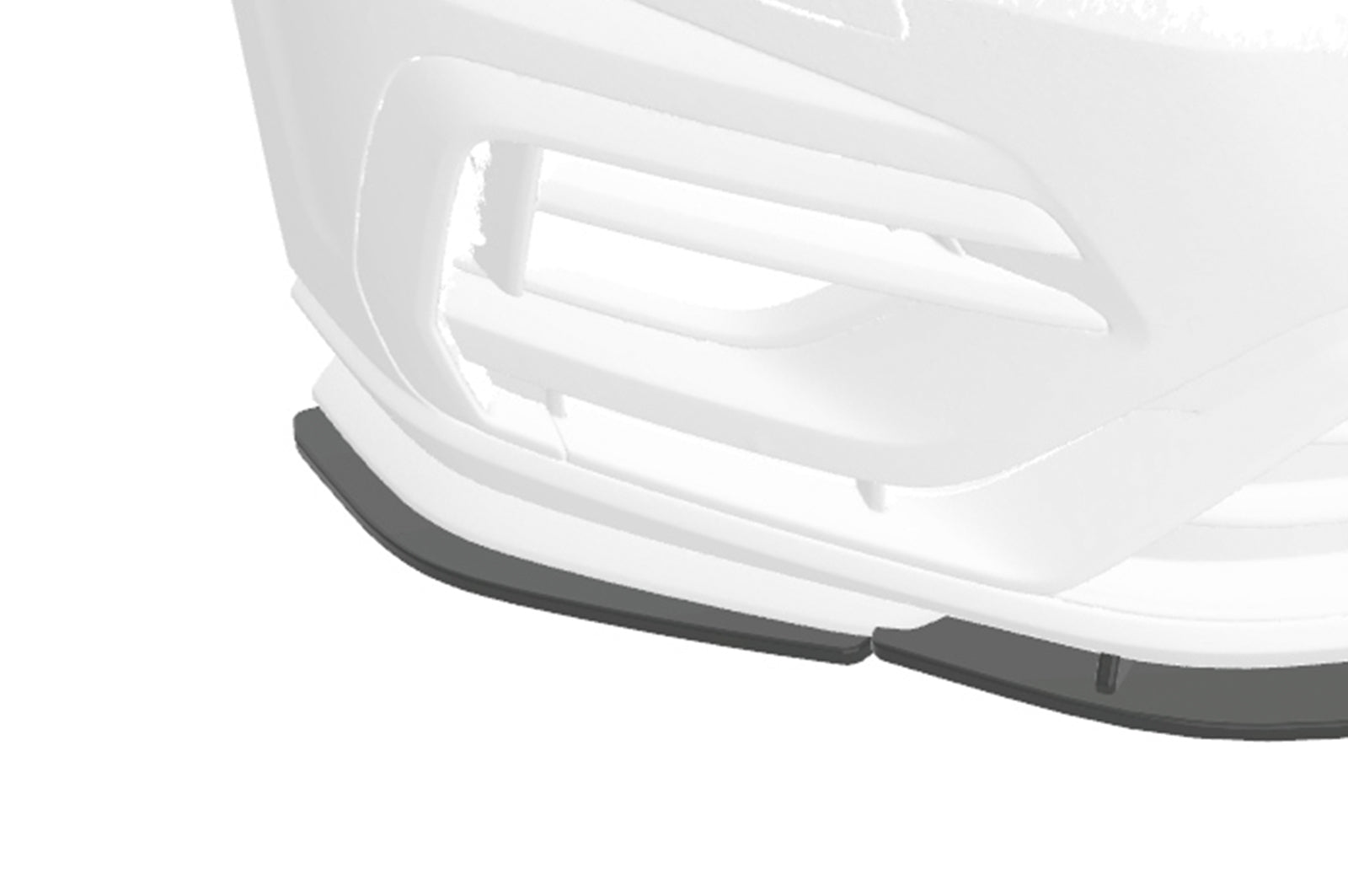 VW Golf 7 R/R-Line Front Splitter CSL680