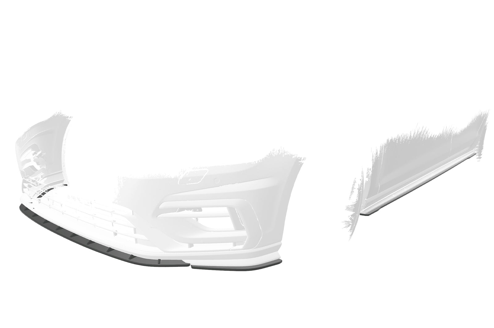 VW Golf 7 R/R-Line Front Splitter CSL680