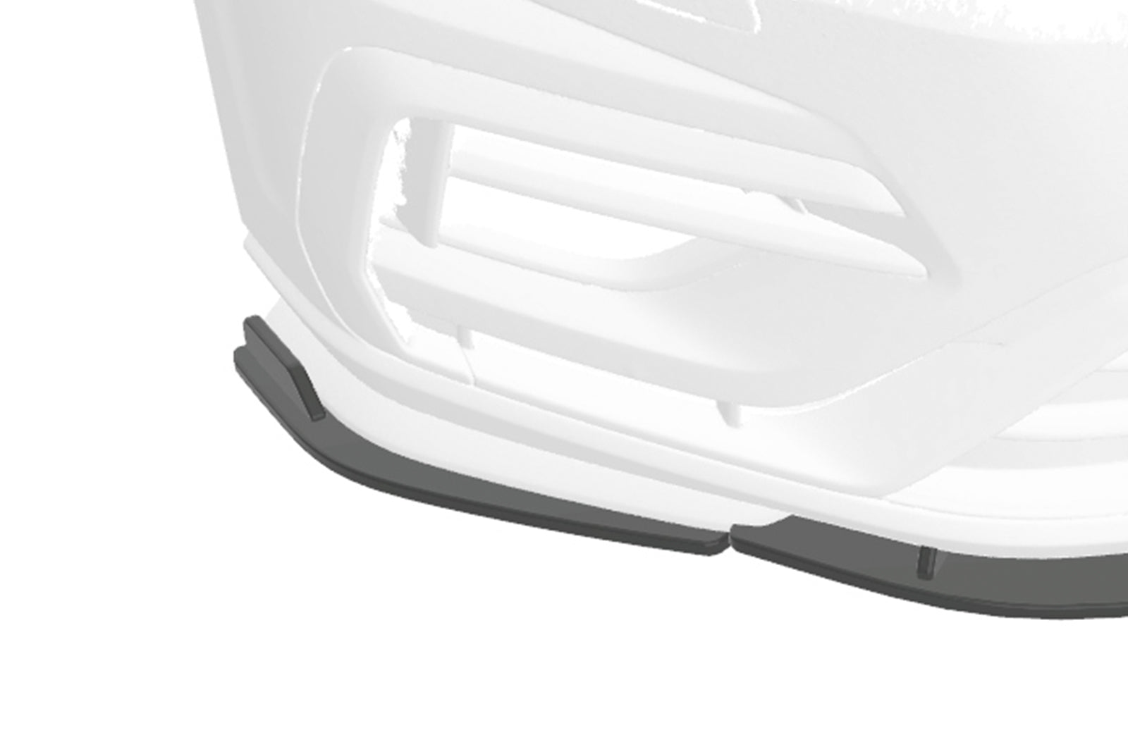 VW Golf 7 R/R-Line Front Splitter CSL681