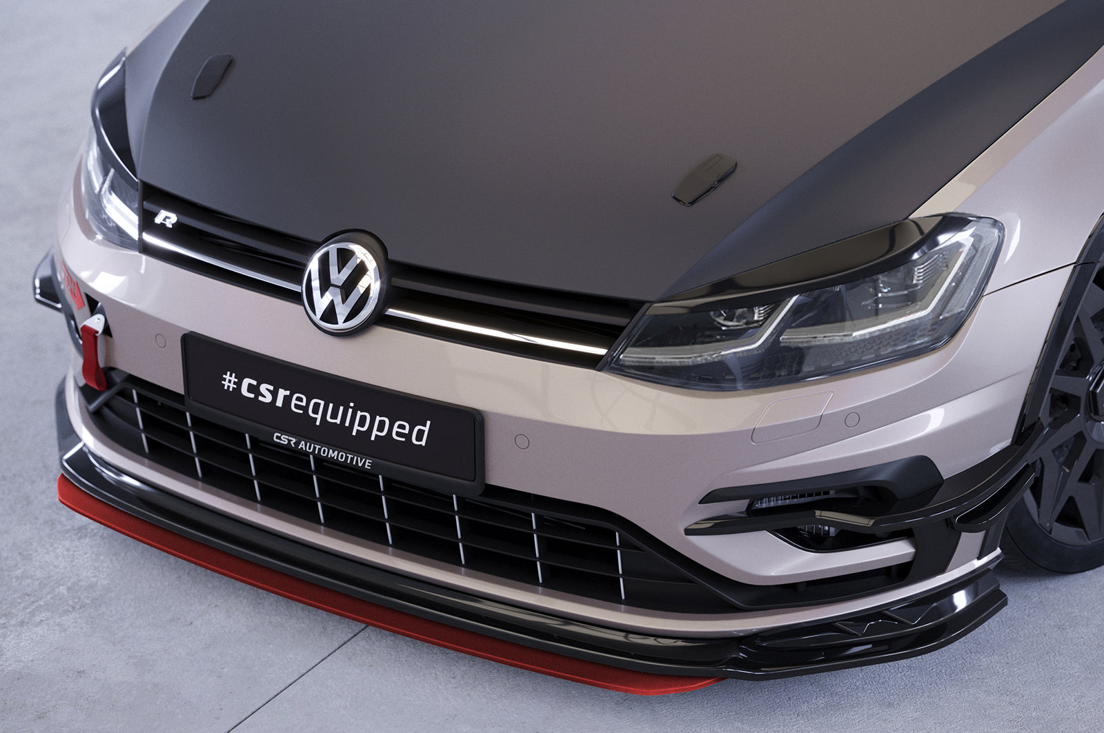 VW Golf 7 R Front Splitter CSL682