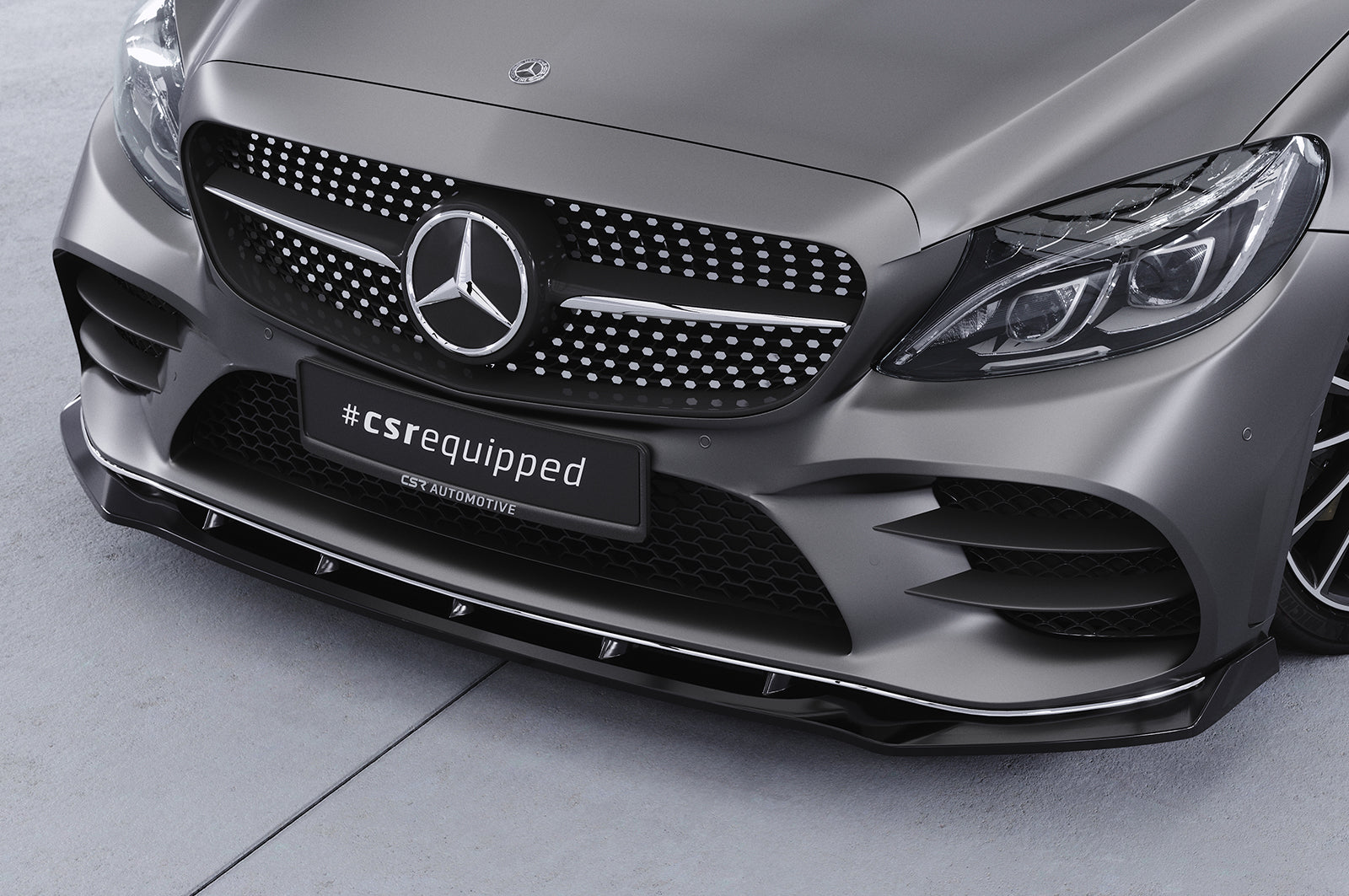 Mercedes-Benz C W205 AMG Front Splitter CSL696-G
