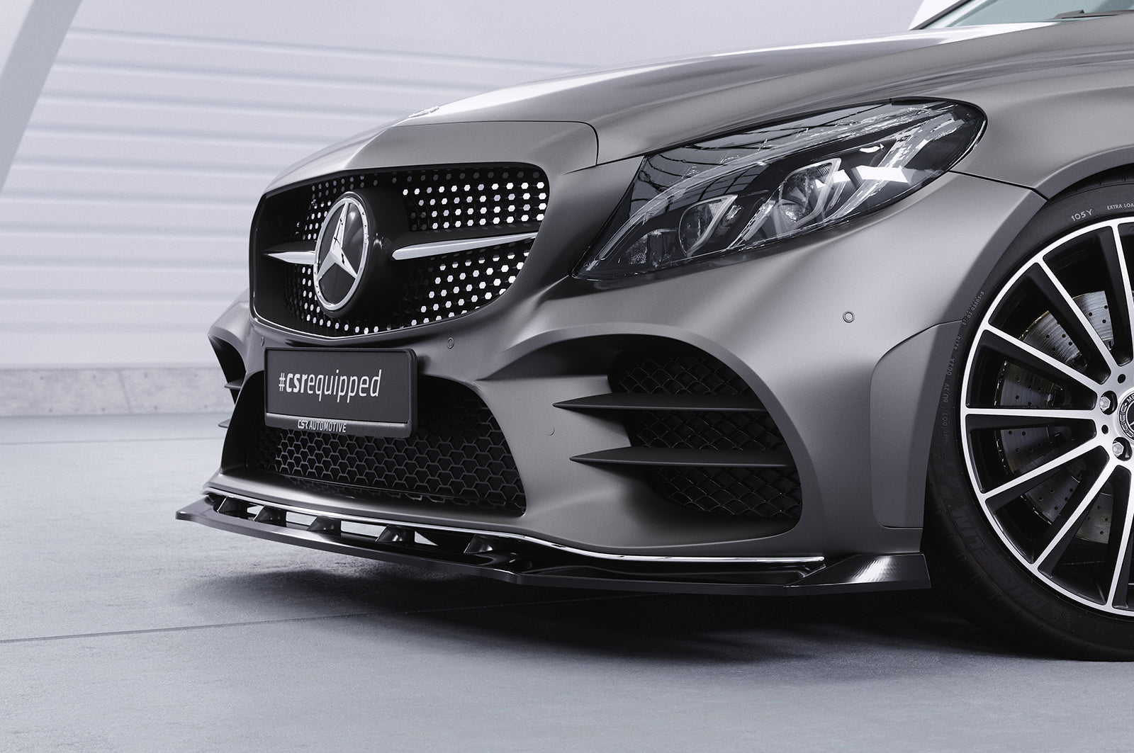 Mercedes-Benz C W205 AMG Front Splitter CSL696-G