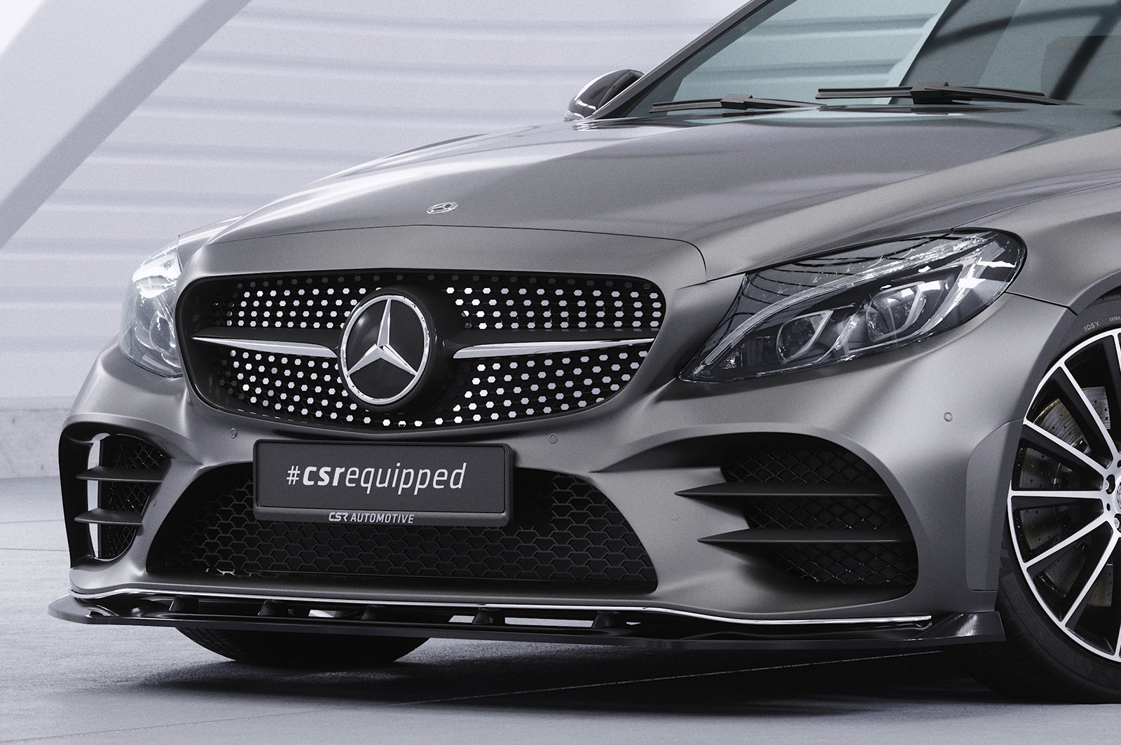 Mercedes-Benz C W205 AMG Front Splitter CSL696-G