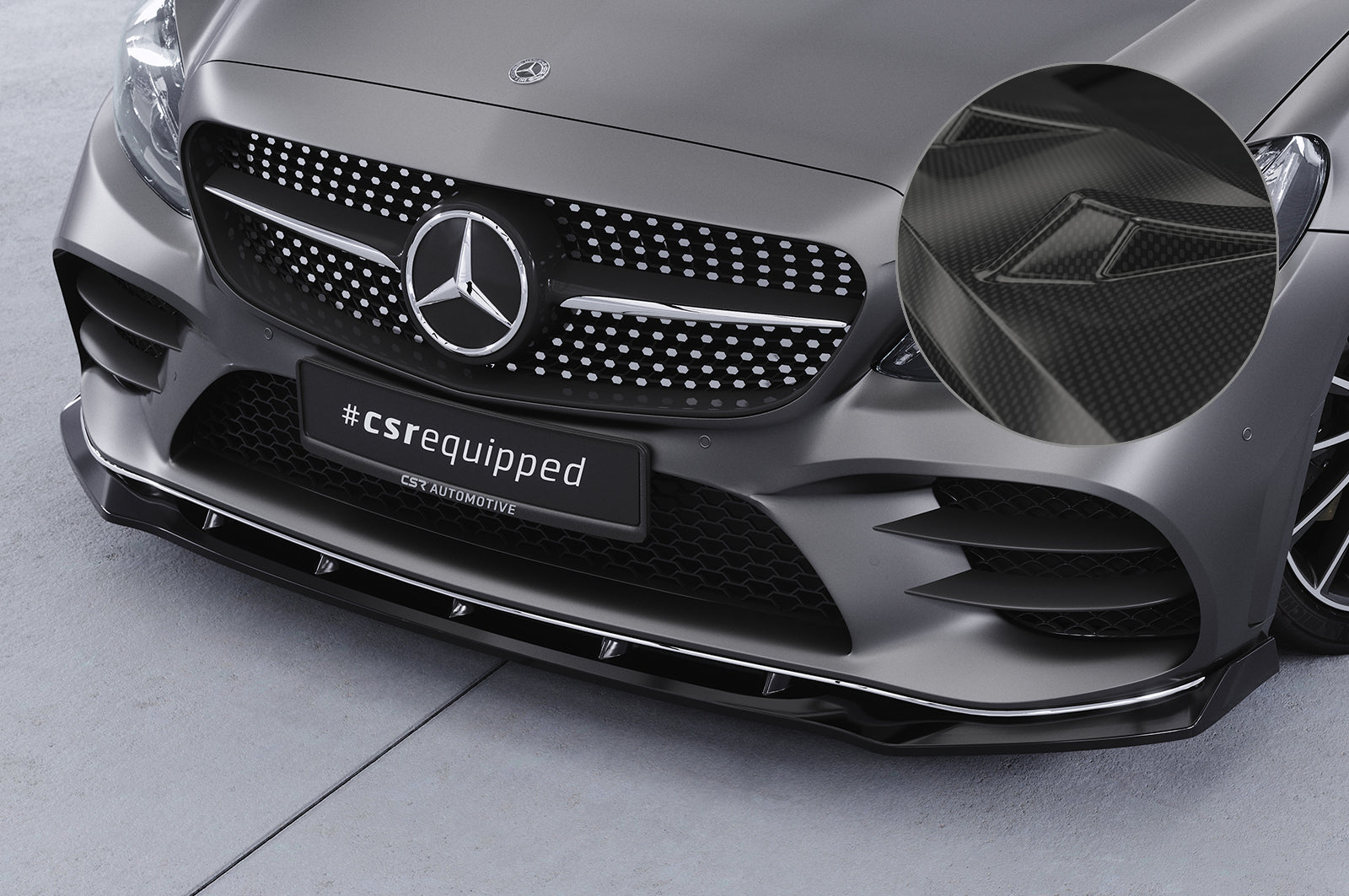 Mercedes-Benz C W205 AMG Front Splitter CSL696-G
