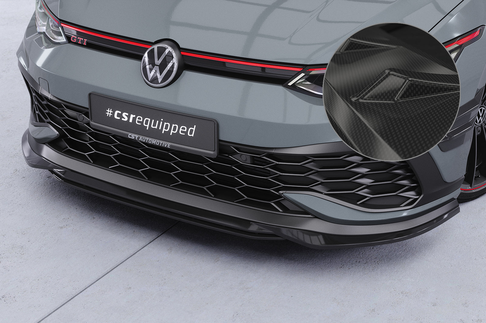 VW Golf 8 GTI Front Splitter CSL711-G
