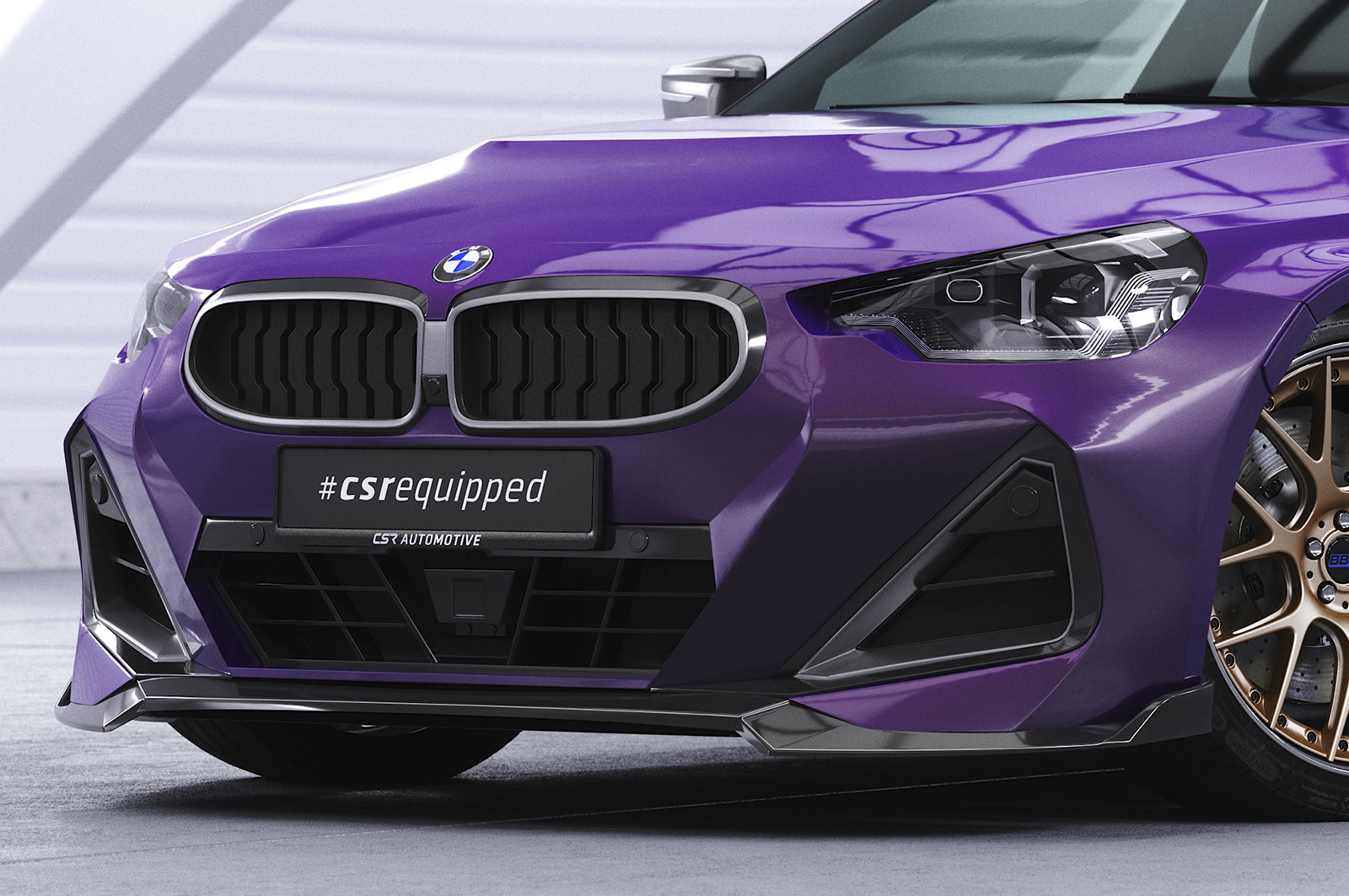 BMW 2 G42 M Sport/M240i Front Splitter CSL716-G