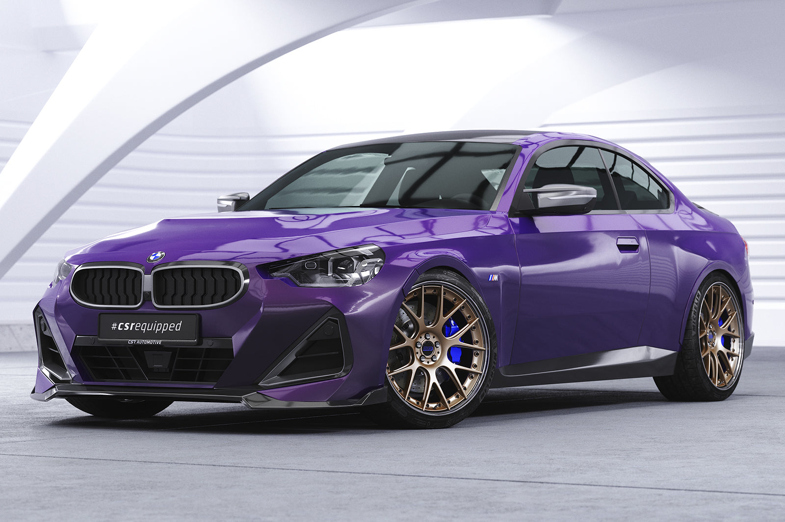 BMW 2 G42 M Sport/M240i Front Splitter CSL716-G