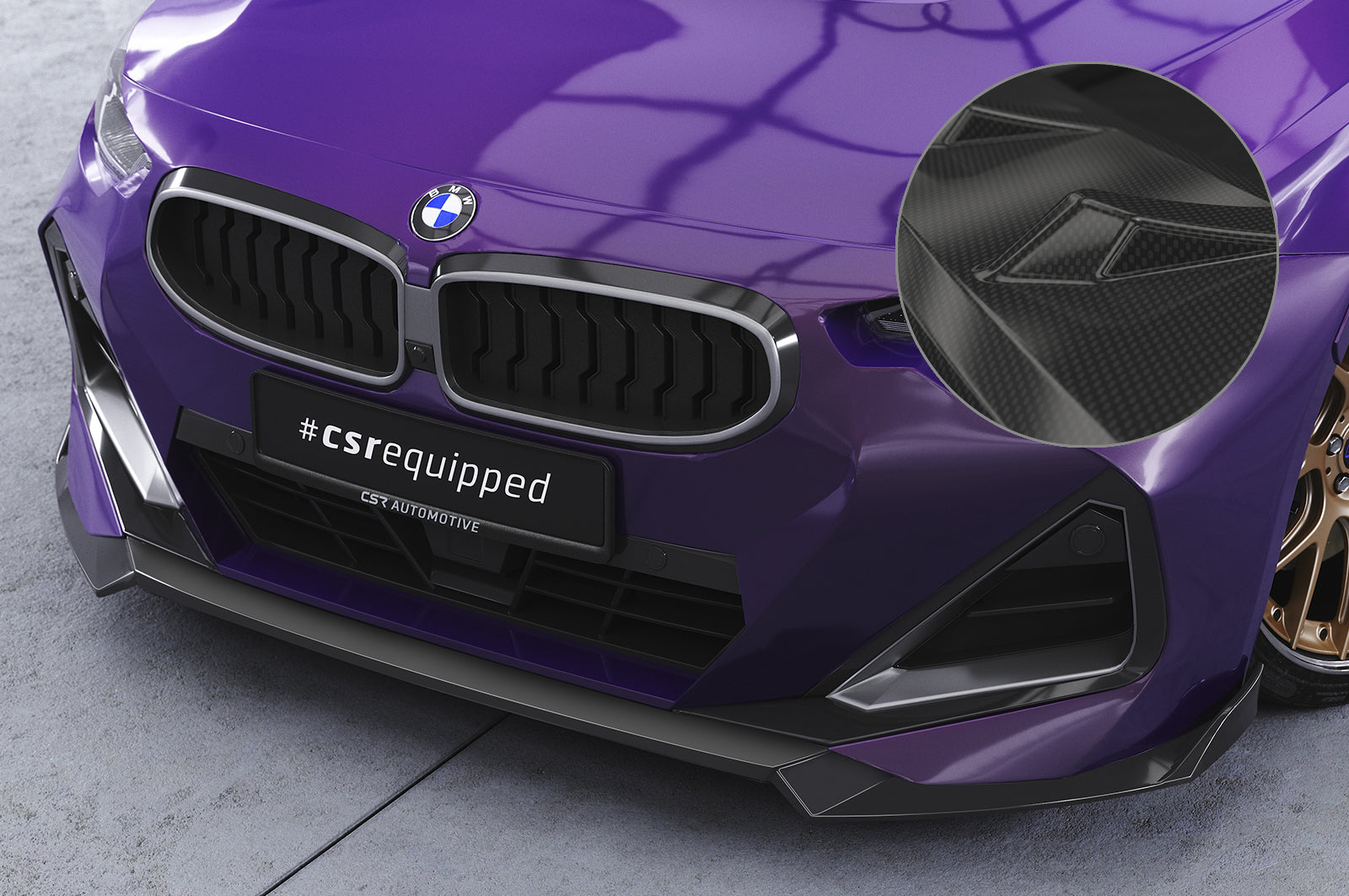 BMW 2 G42 M Sport/M240i Front Splitter CSL716-G