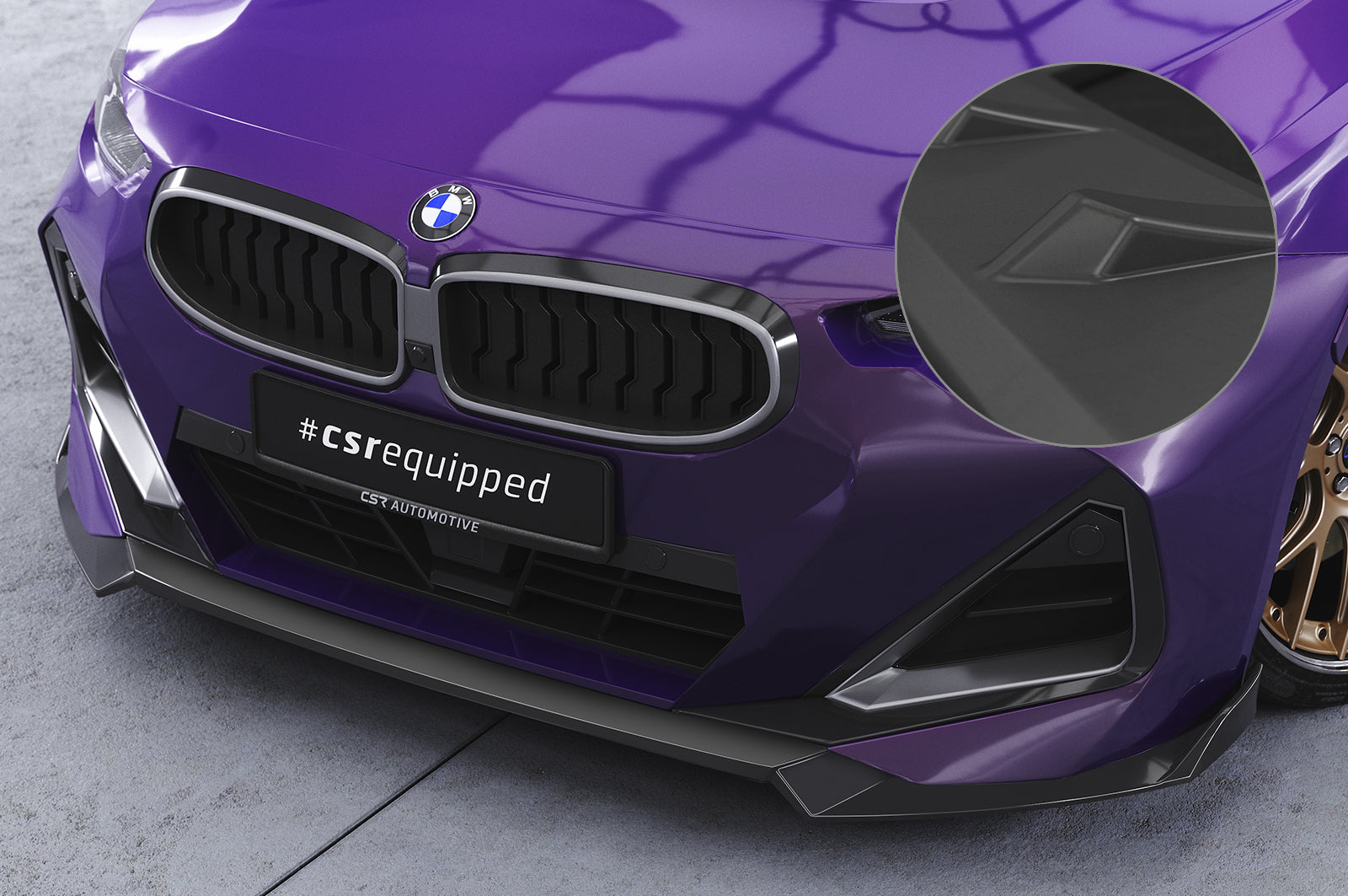 BMW 2 G42 M Sport/M240i Front Splitter CSL716-G