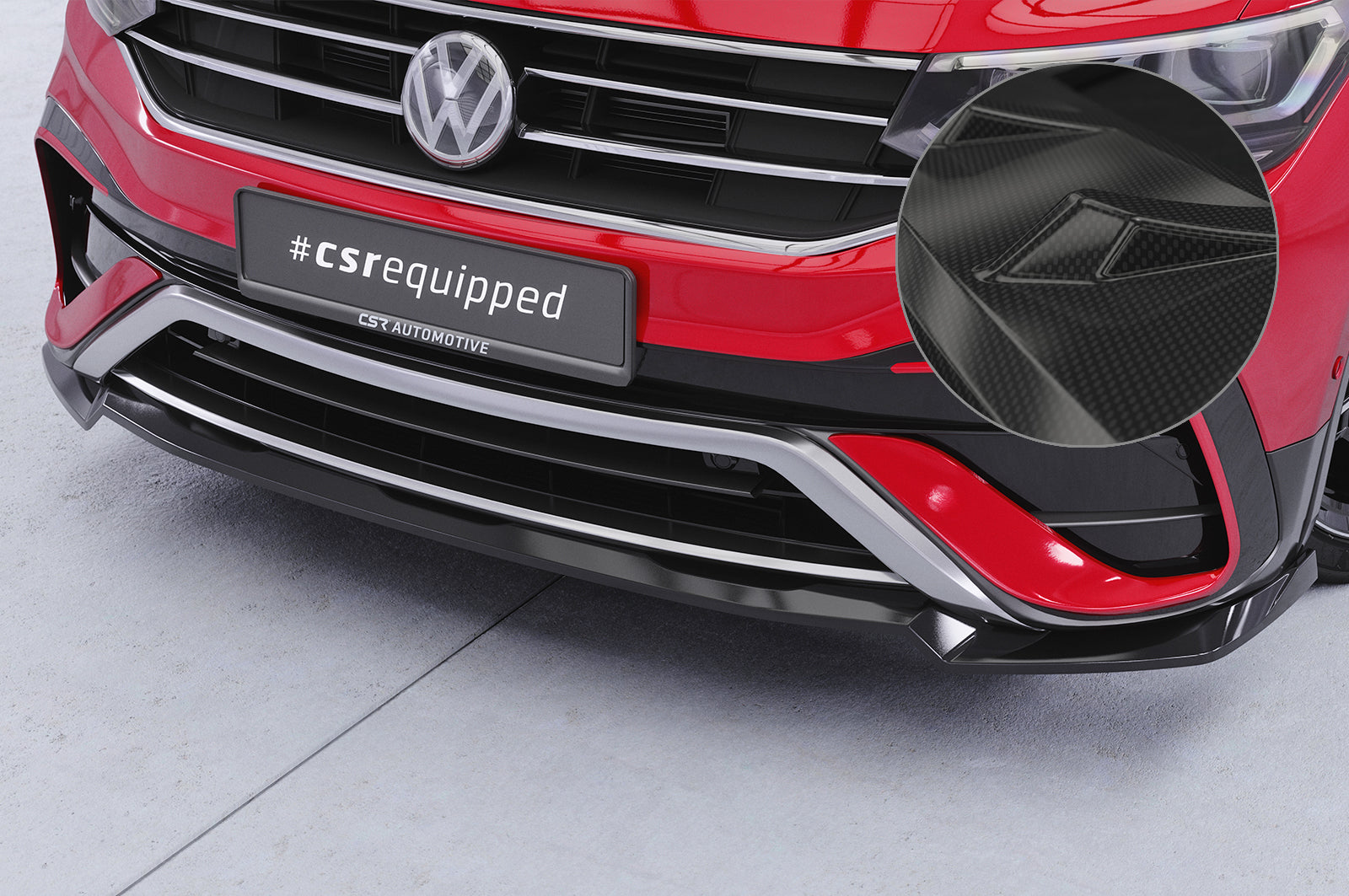 VW Tiguan 2 AD Allspace Front Splitter CSL793-G