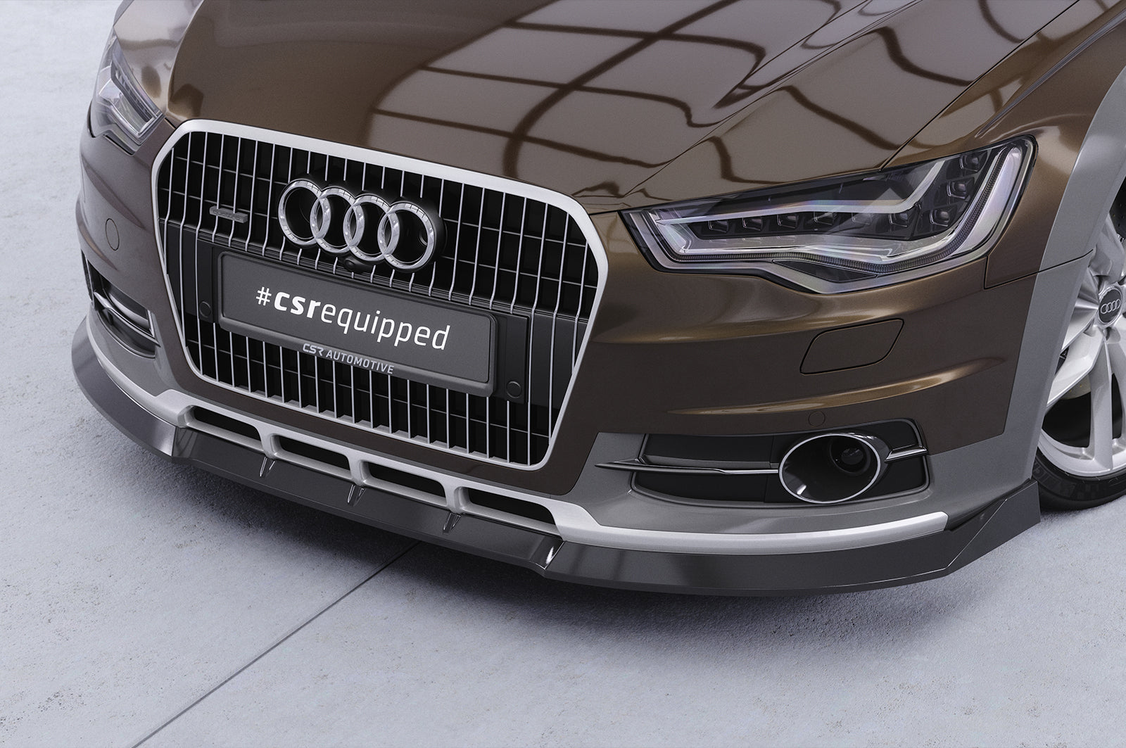 Audi A6 C7 Allroad Front Splitter CSL809-G