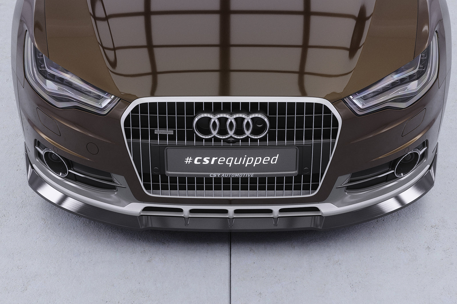 Audi A6 C7 Allroad Front Splitter CSL809-G
