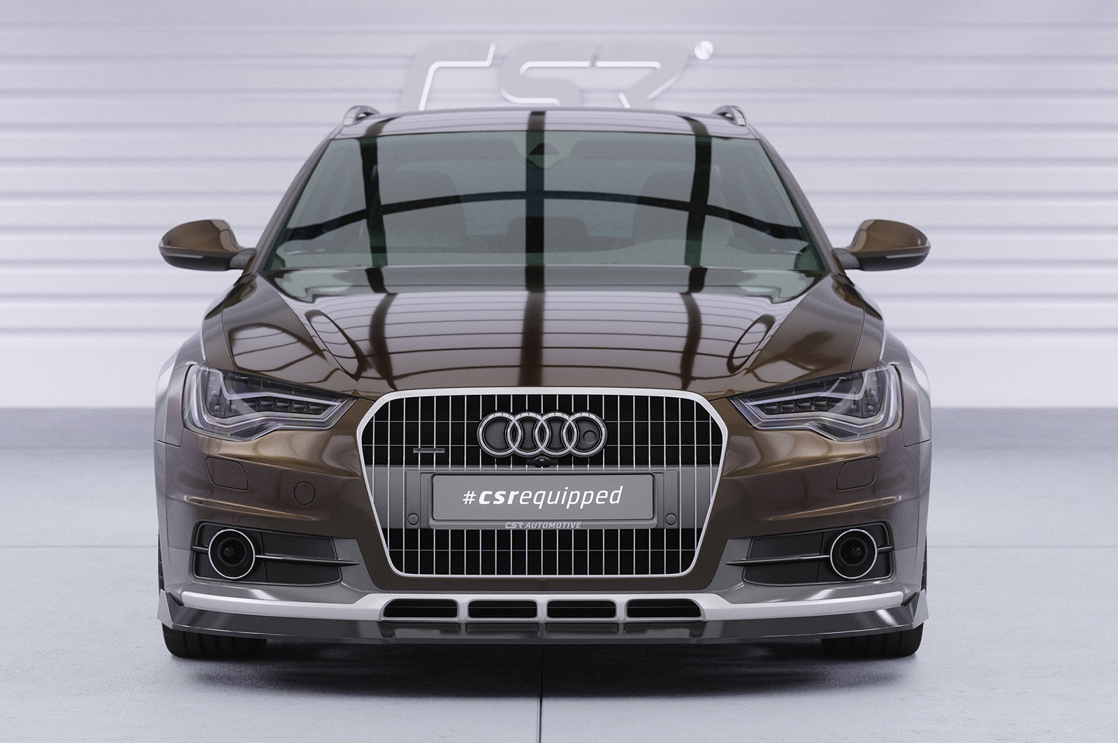Audi A6 C7 Allroad Front Splitter CSL809-G