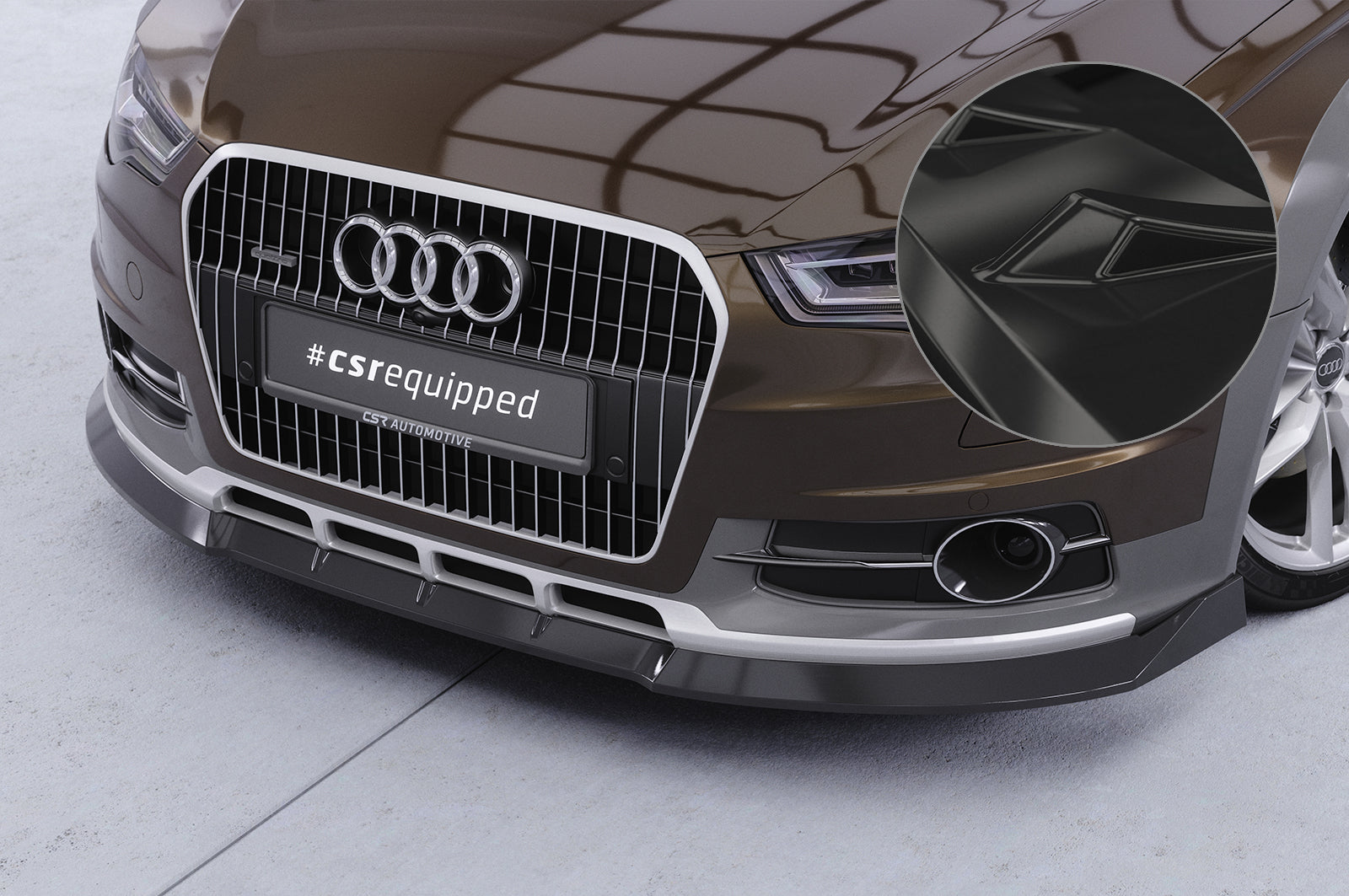 Audi A6 C7 Allroad Front Splitter CSL809-G