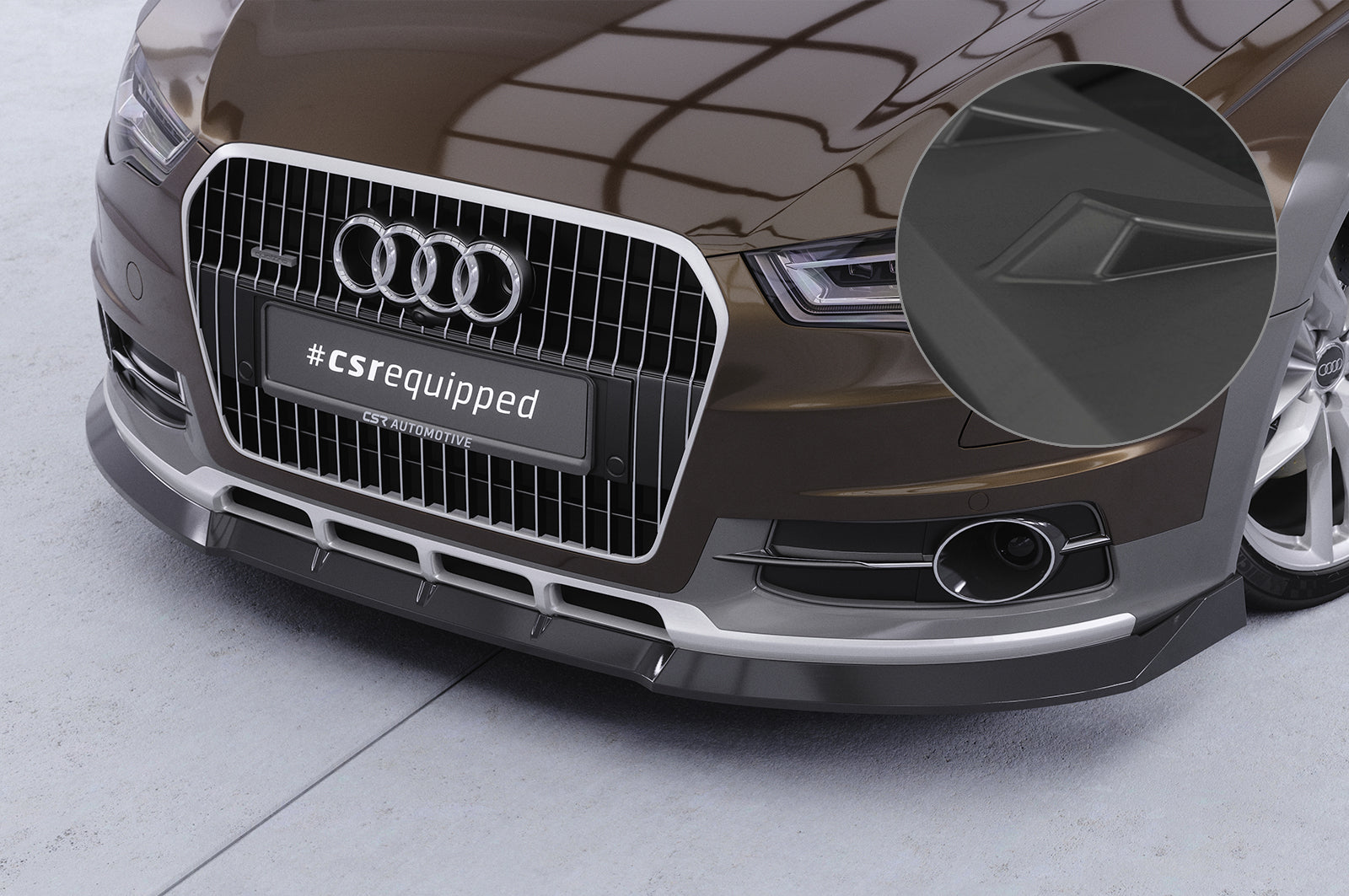 Audi A6 C7 Allroad Front Splitter CSL809-G