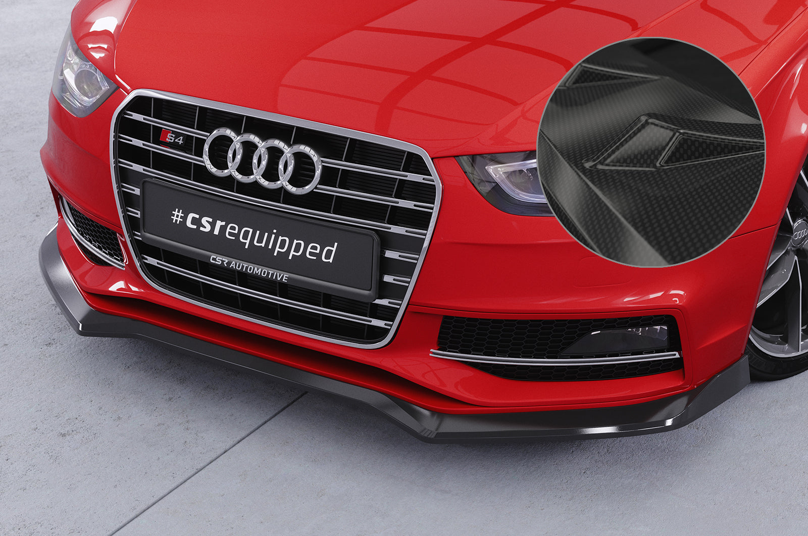Audi A4/S4 B8 Front Splitter CSL825-G