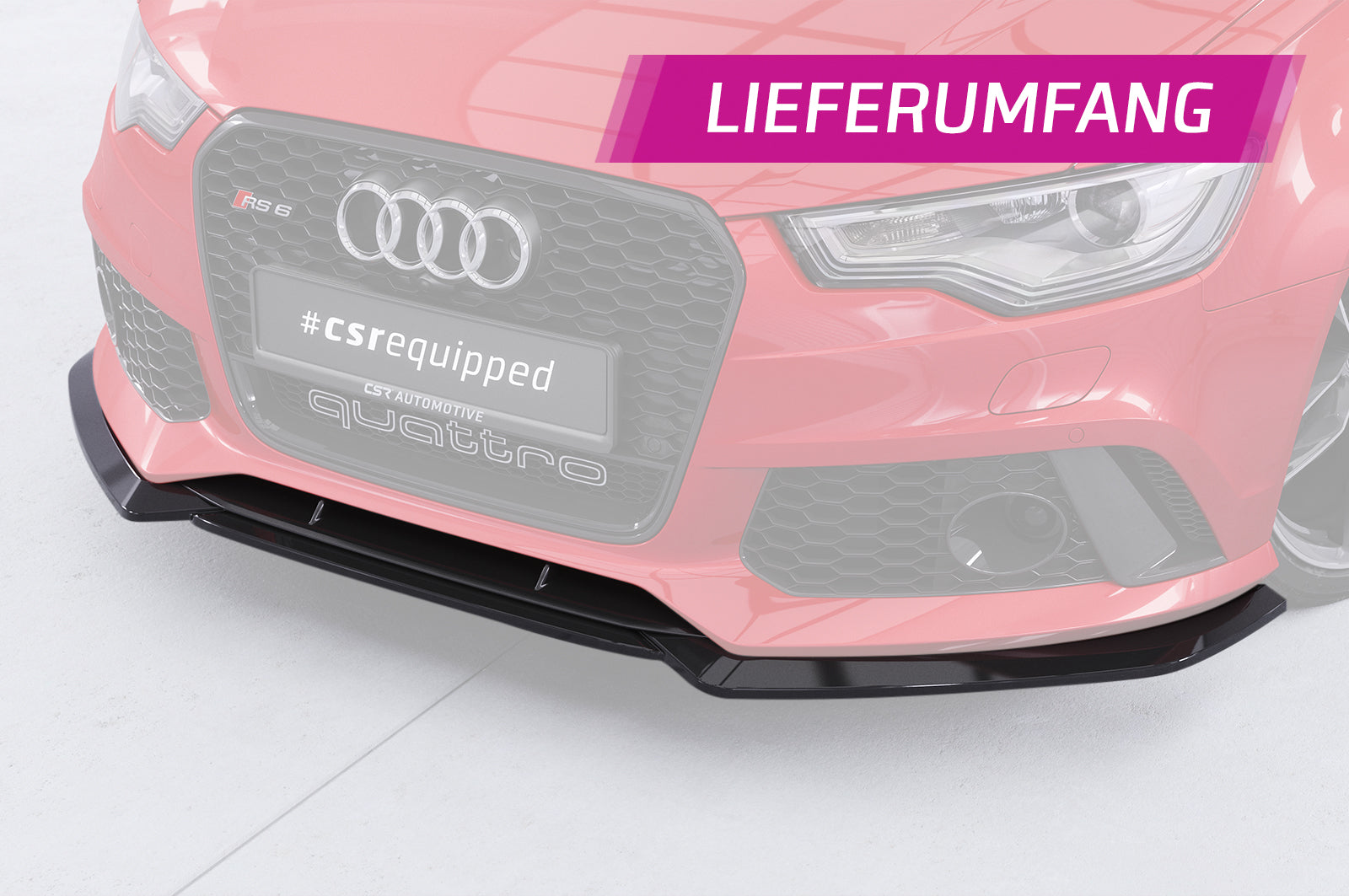Audi RS6 C7 Front Splitter CSL855-G