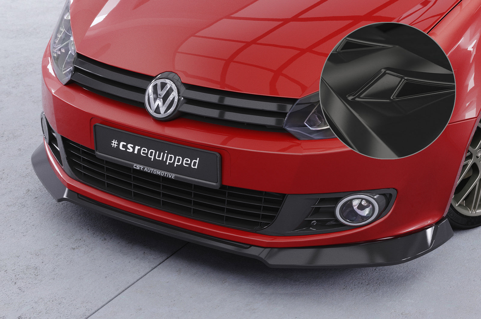VW Golf 6 5K1 Front Splitter CSL877-G