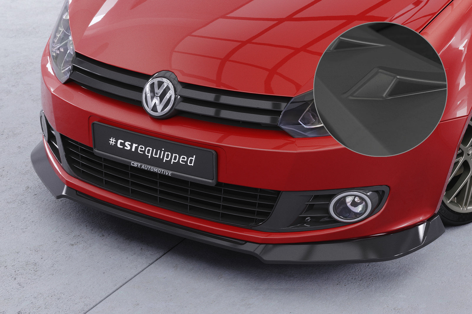 VW Golf 6 5K1 Front Splitter CSL877-G