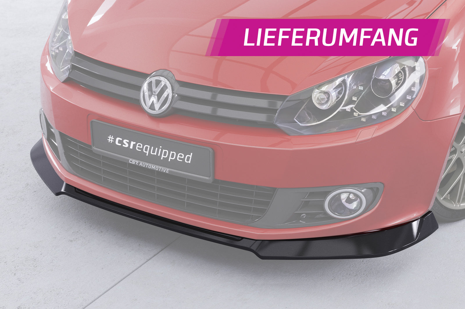 VW Golf 6 5K1 Front Splitter CSL877-G