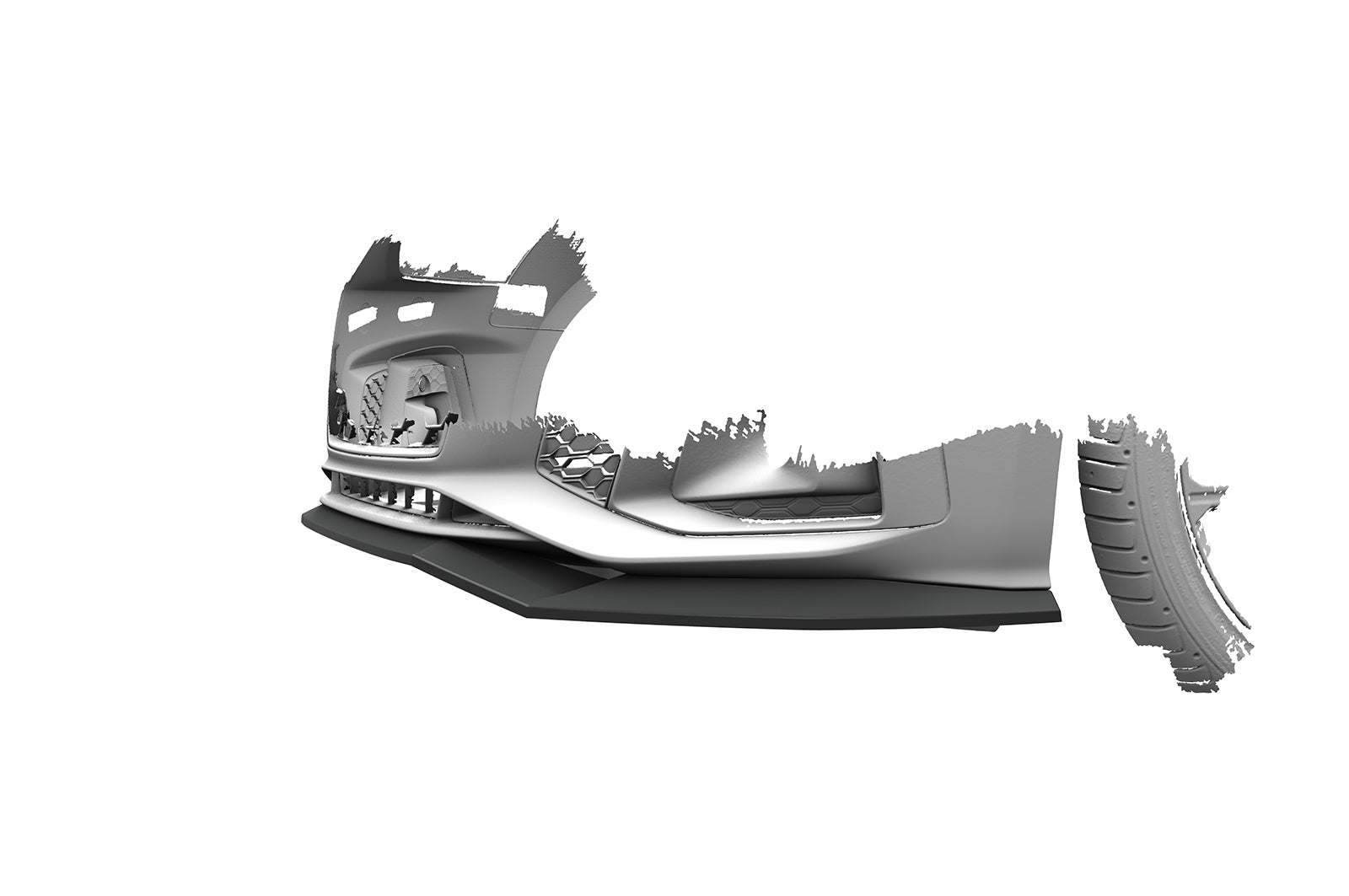 Audi A5 F5 Sportback Front Splitter CSL929-G