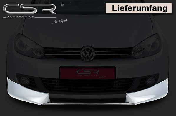 VW Golf 6 R-Line Front Splitter FA160