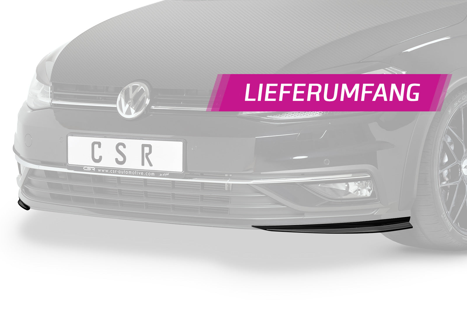 VW Golf 7 Front Splitter FA285-G