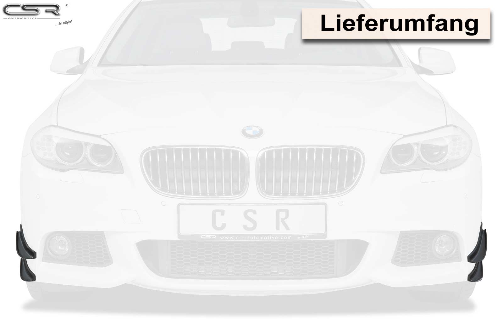BMW 5 F10/F11 M Sport / M5 Front Canards FP009