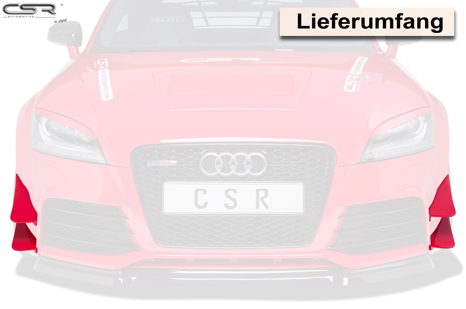 Audi TT RS 8J Front Canards FP011