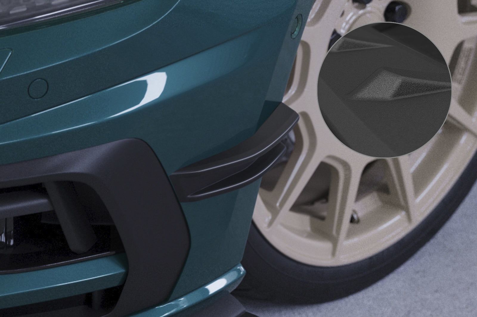 VW Golf 7 R Front Canards FP018-G
