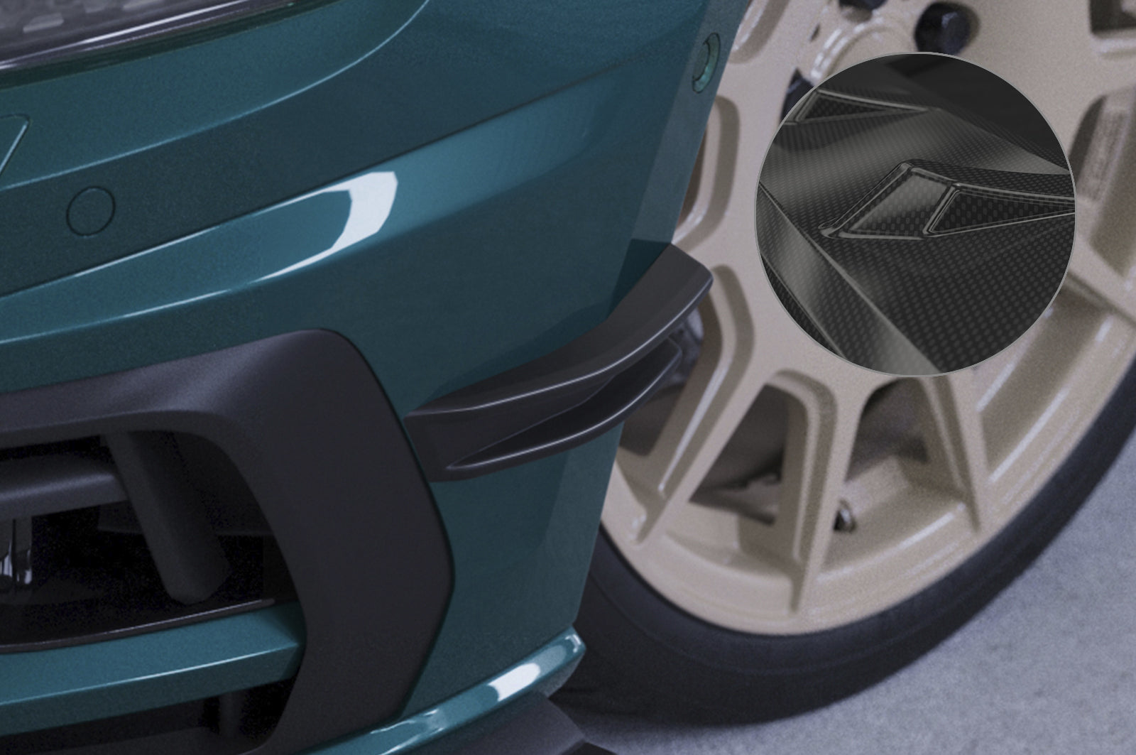 VW Golf 7 R Front Canards FP018-G