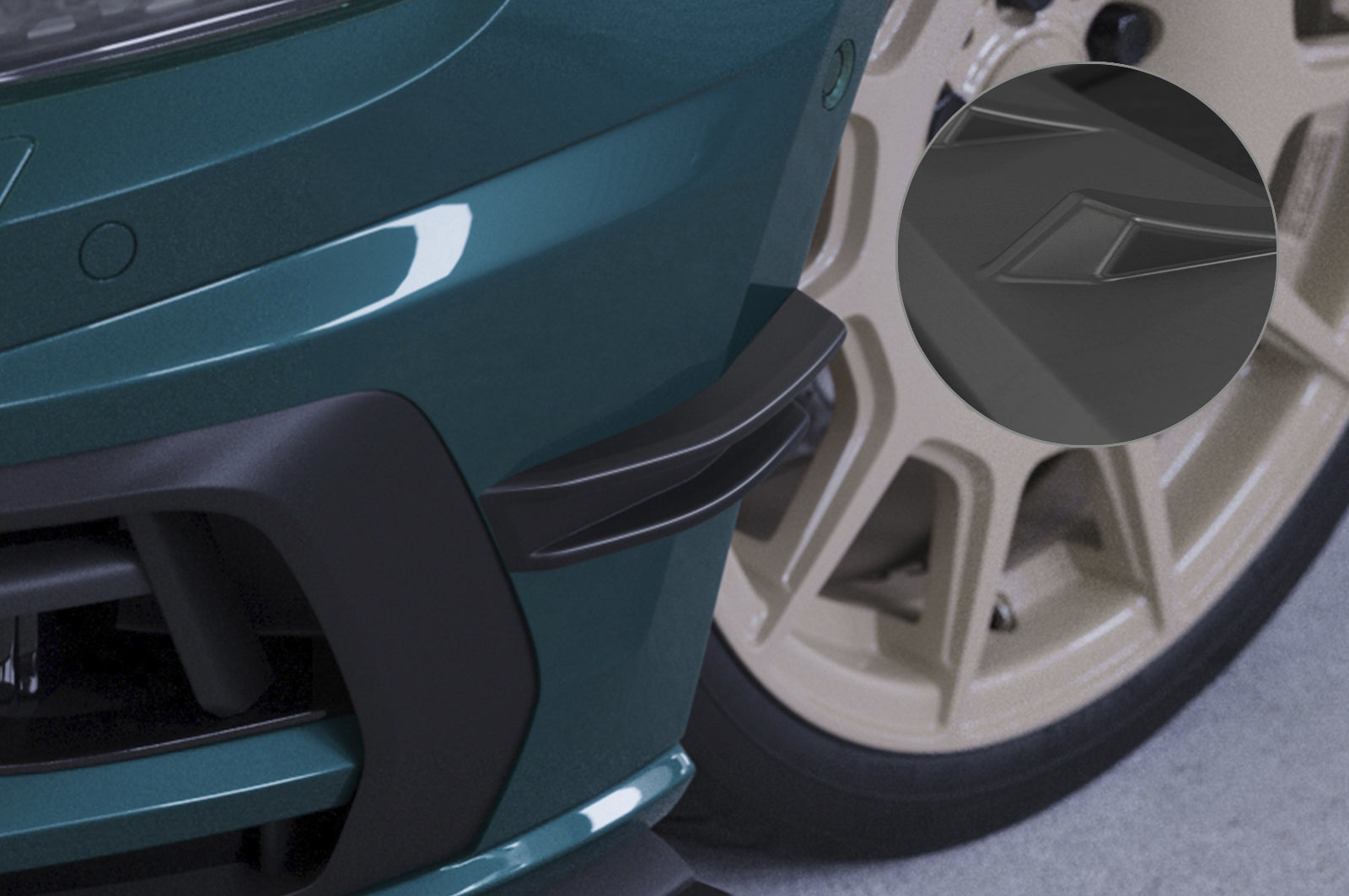 VW Golf 7 R Front Canards FP018-G