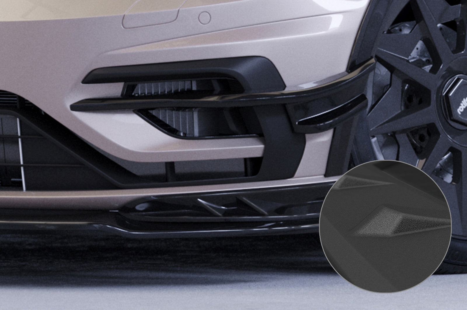 VW Golf 7 R Front Canards FP019-G