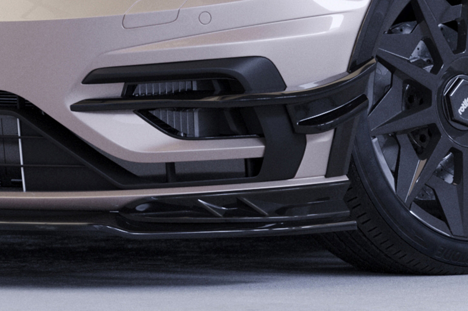 VW Golf 7 R Front Canards FP019-G