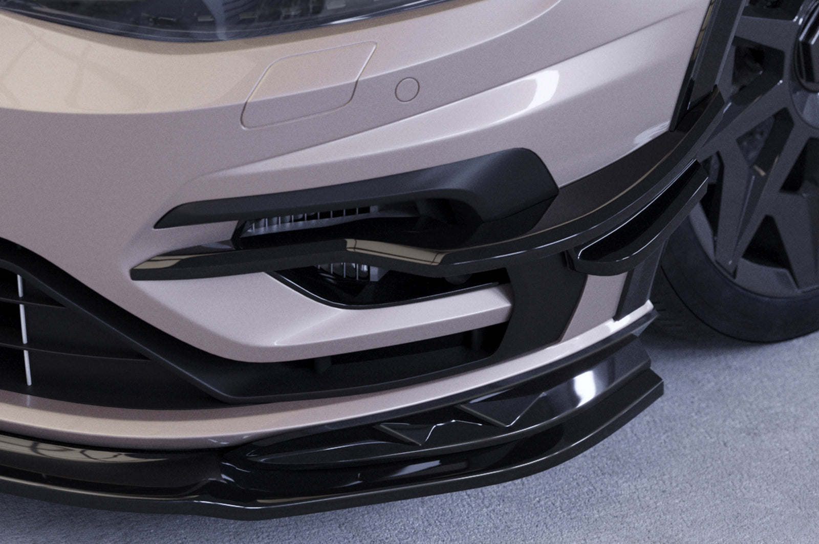 VW Golf 7 R Front Canards FP019-G