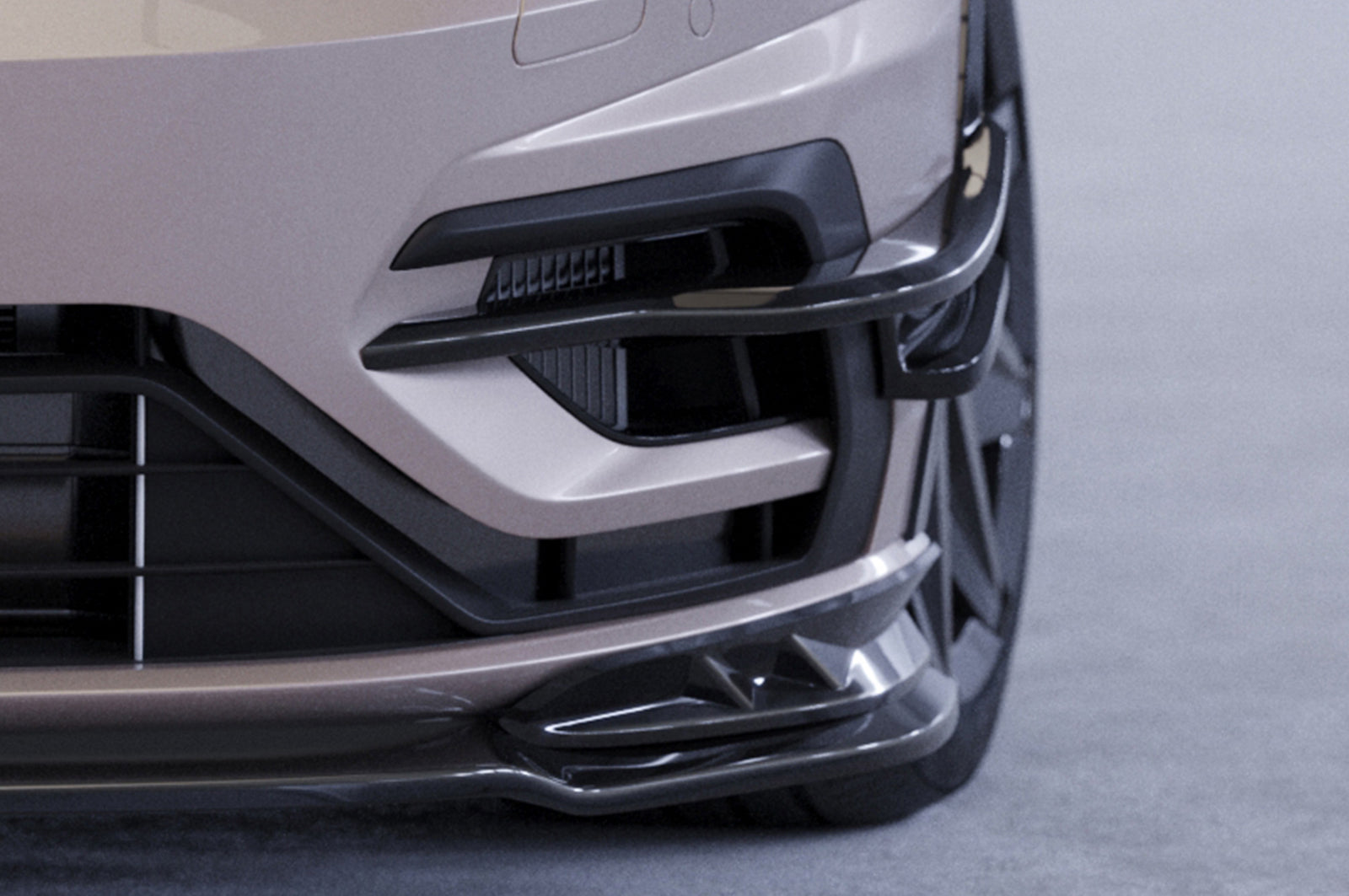 VW Golf 7 R Front Canards FP019-G