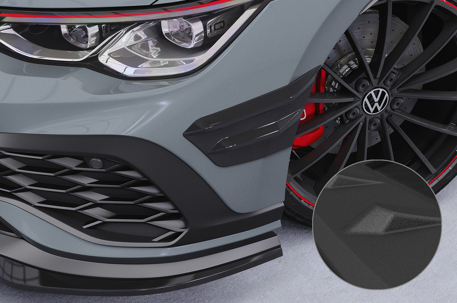 VW Golf 8 GTI Front Canards FP024-G