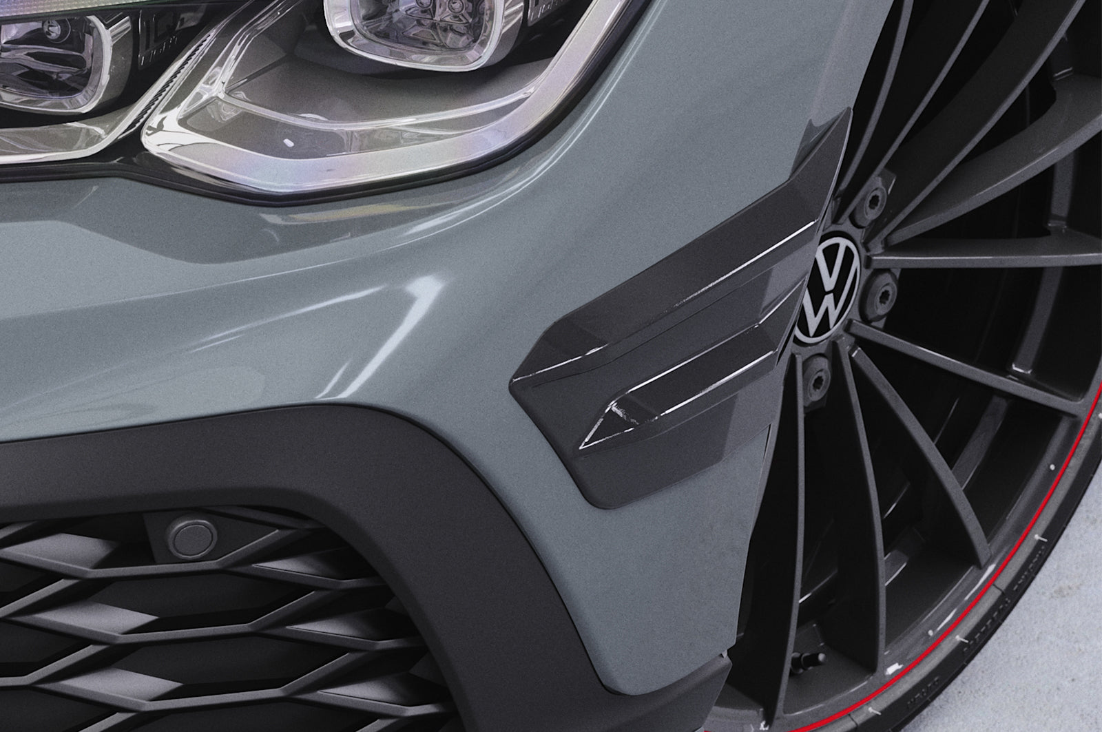 VW Golf 8 GTI Front Canards FP024-G