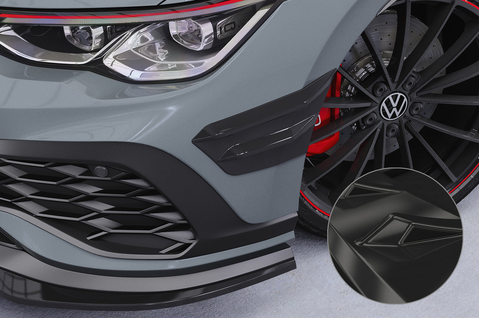 VW Golf 8 GTI Front Canards FP024-G