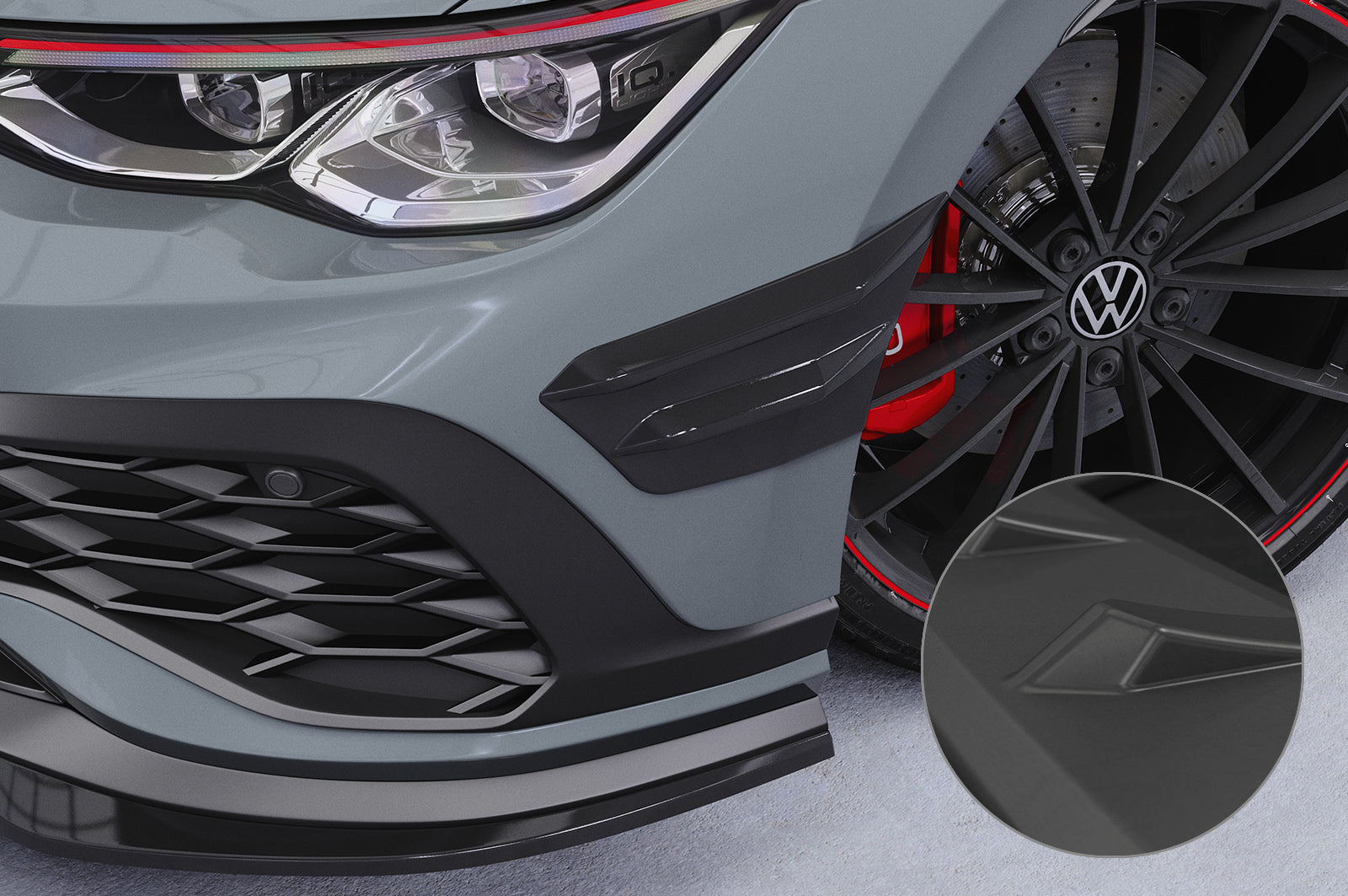 VW Golf 8 GTI Front Canards FP024-G