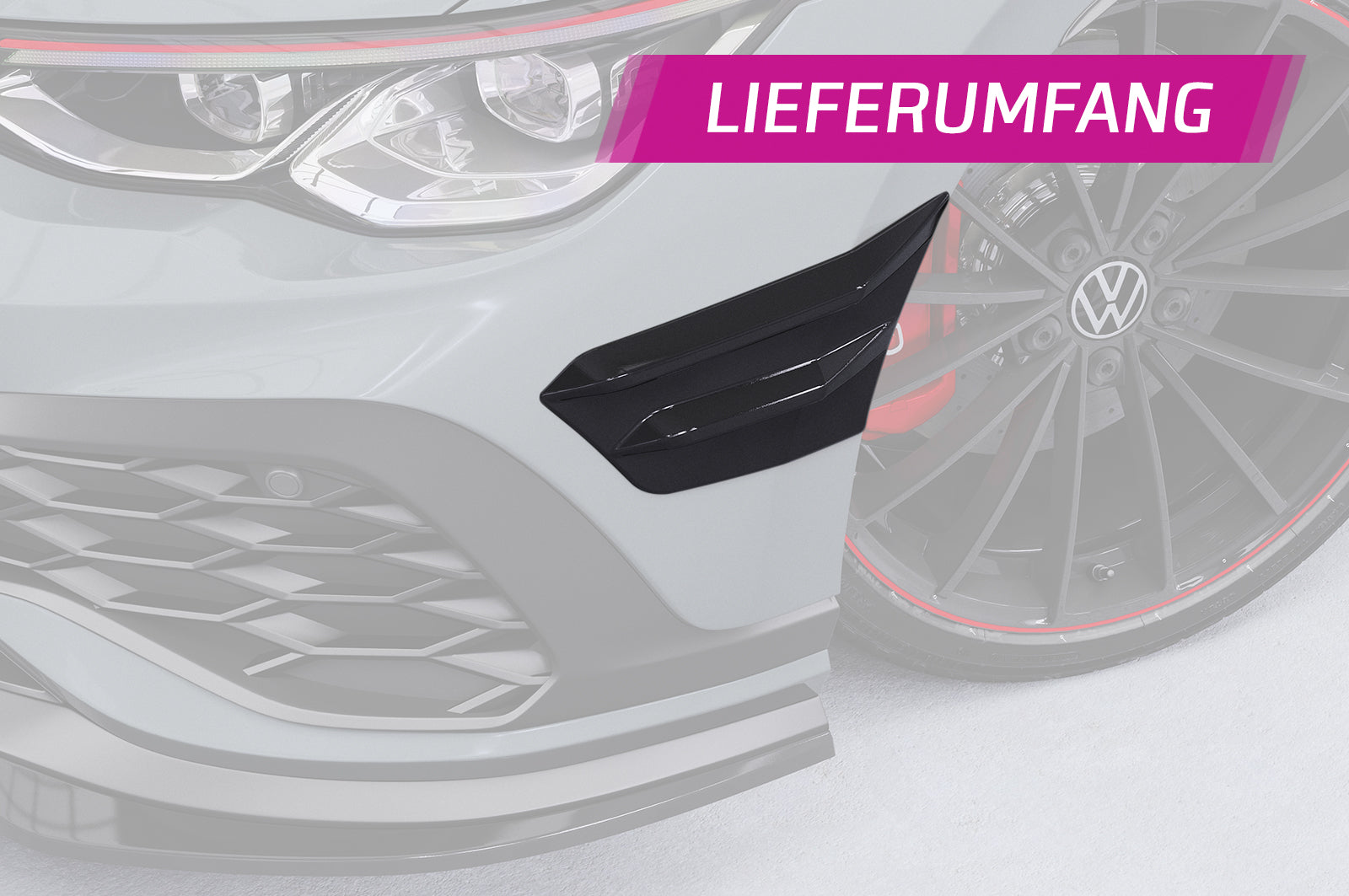 VW Golf 8 GTI Front Canards FP024-G