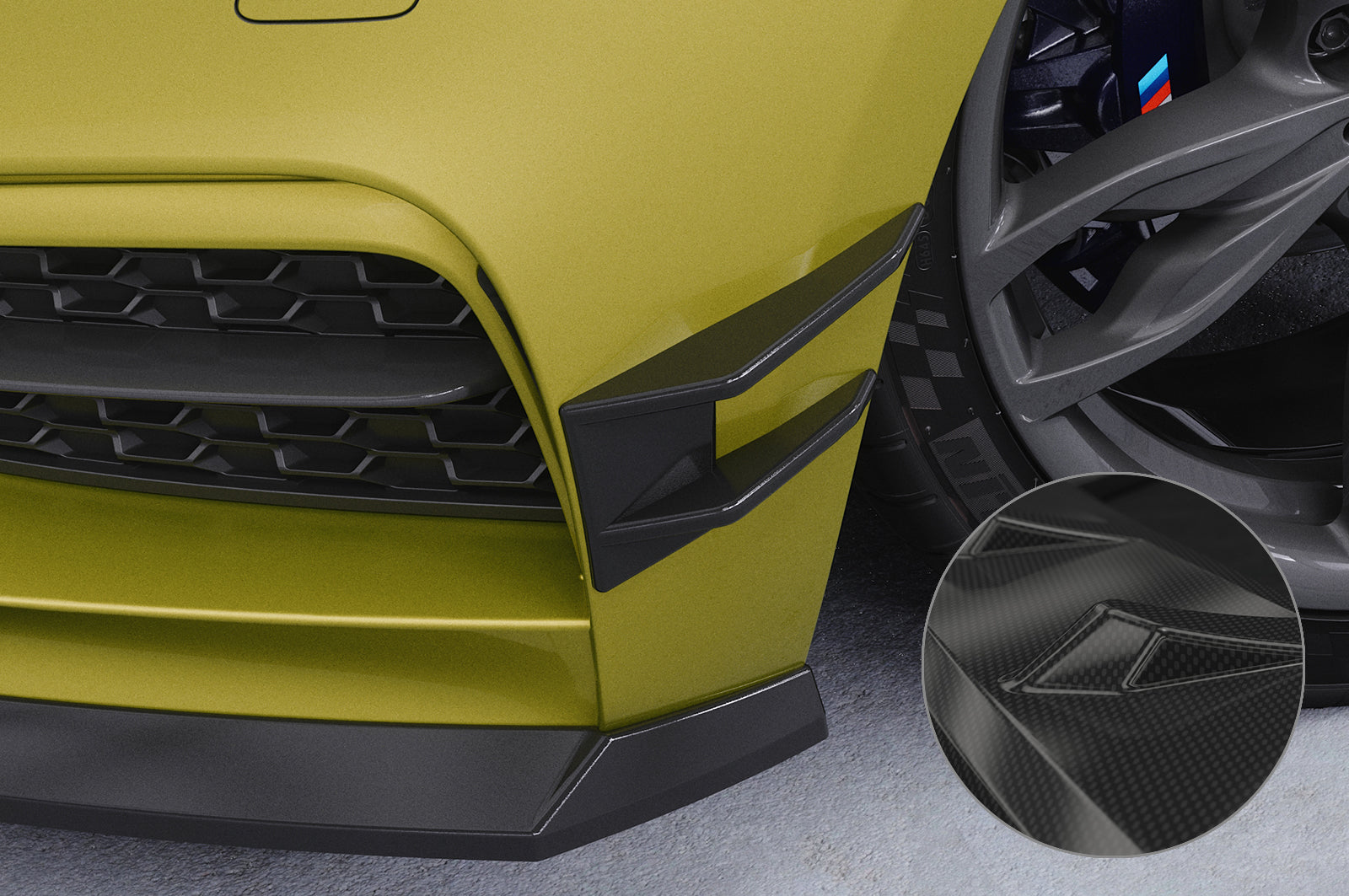 BMW 2 F22/F23 M Sport Front Canards FP027-G