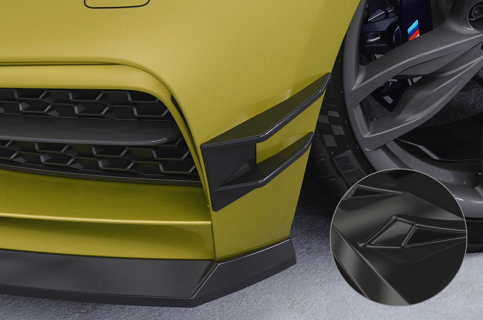BMW 2 F22/F23 M Sport Front Canards FP027-G