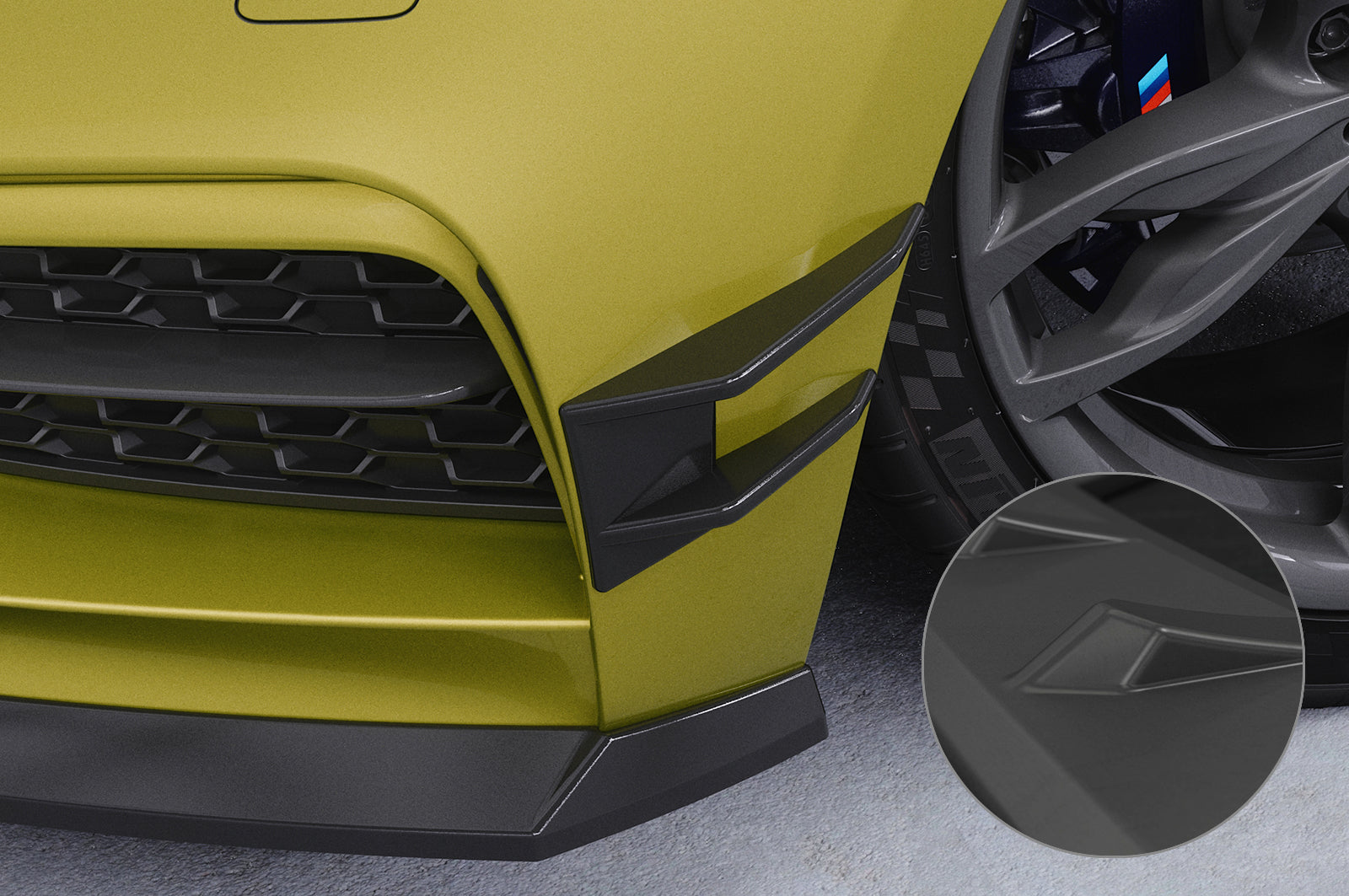 BMW 2 F22/F23 M Sport Front Canards FP027-G