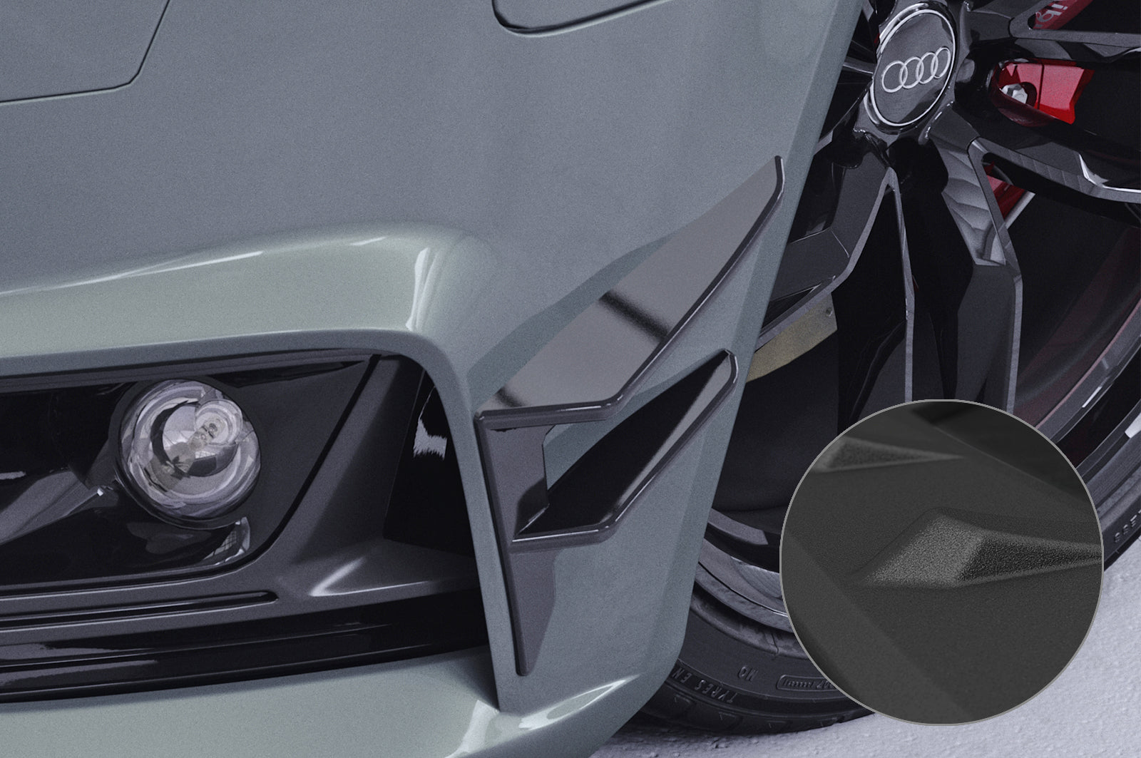Audi A4 B9 8W S-Line Front Canards FP033-G