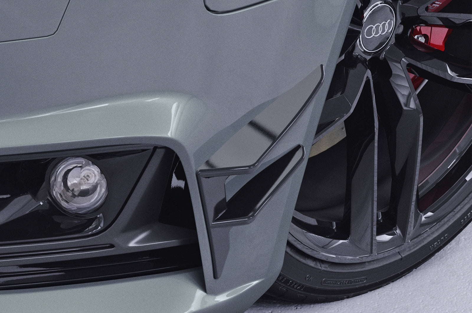 Audi A4 B9 8W S-Line Front Canards FP033-G